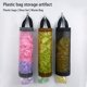 thumbnail image 3 of Matsuzay Bolsa de almacenamiento de basura, dispensador de cocina, soporte de comestibles montado en la pared de nailon, bolsas de basura plegables Organizadores de utensilios de cocina Negro Matsuzay HA083352-01, 3 of 6