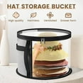 thumbnail image 6 of Oversized Clear Hat Storage Bag for Women, Holds up to 7 Caps Cowboy Hat Organizer for Closet, Wide Brims Hat Case with Carrying Handles, 16.5x10.4", 6 of 8