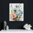 thumbnail image 4 of COMIO  Floral Canvas Wall Art Pictures for Wall, Flowers Canvas Pictures Modern Artwork Blossom Wall Decor for Bedroom Living Room, 4 of 4