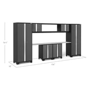 NewAge Products Bold Series 9-Piece Garage Storage Cabinet Set