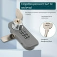 thumbnail image 4 of relayinert Password Lock Core Replacement For Drawer Locks In Cabinets Cabinet Door orange Triple lock, 4 of 6