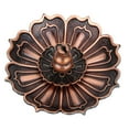 thumbnail image 2 of Mini Support de Bâton d'Encens en Forme de Fleur en Alliage de Cuivre Décoration Maison (Bronze Rouge), 2 of 8