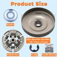 thumbnail image 2 of 3/8" Picco 6T Clutch Drum Spur Sprocket Bearing for Stihl MS192T MS193T MS194T, 2 of 5