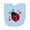 AE-Light Blue, variant on Inktastic Lady Bug and Hearts Newborn Bib