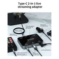 thumbnail image 3 of 2 in 1 Live Broadcast Sound Card Adapter Suitable for  Interface/Typec Universal Stereo Karaoke&Microphone Artifact, 3 of 6