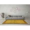 thumbnail image 3 of Ahgly Company Indoor Rectangle Persian Yellow Traditional Area Rugs, 5' x 8', 3 of 4