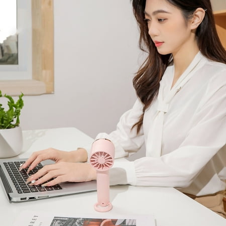 

Rkwlnn Fans In Clearance Handheld Fan. Mini Handheld Coolin Fan. Usb Charging Hanging Large Wind Light Tone Portable Handheld Small Fan