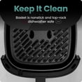 thumbnail image 6 of 5-Quart 4-in-1 Air Fryer with Digital Touch Controls, Air Fry Bake Reheat and Frozen Functions, 6 of 6