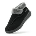 thumbnail image 1 of Zapatos de invierno Fitville, botas para hombre, zapatos de casa de algodón de felpa, zapatos anchos y gruesos cálidos, zapatos ligeros antideslizantes de un solo paso a prueba de frío, 1 of 5
