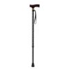 Adjustable Lightweight "t" Handle Cane With Wrist Strap-Color:Black Twist