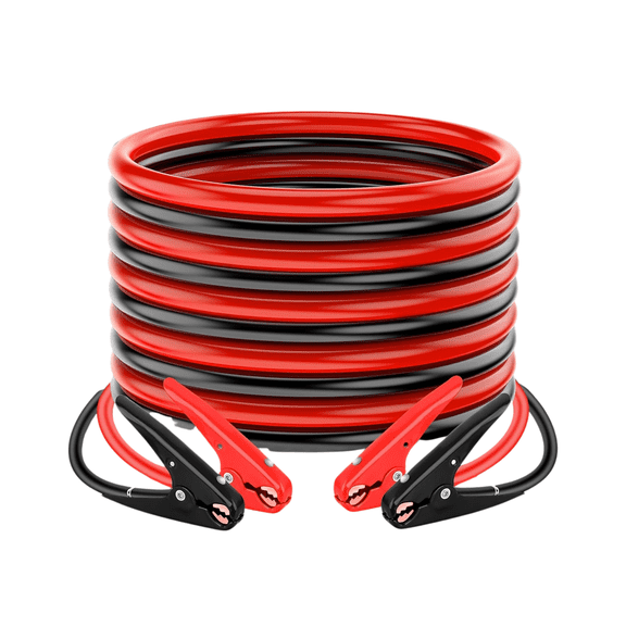 Nilight 4-Gauge 25-Foot Car Battery Jumper Cables – Heavy-Duty 600A CCA Booster Set with Carry Bag for SUVs, Vans, RVs, Pickup Trucks, and Passenger Vehicles