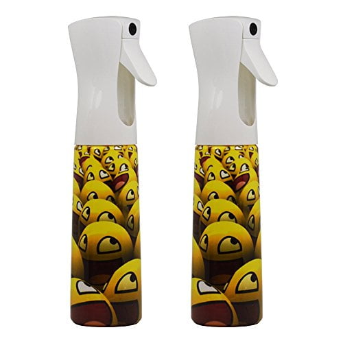 Flairosol Mist Sprayer Spray Bottle 10oz "Pack of 2" Smiley Face by Flairosol