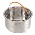thumbnail image 1 of Cesta De Para Olla Arrocera De Acero Inoxidable, Orificio De Fuga Fino Cesta Para Cocinar Al De Arroz De Acero Inoxidable Soporte Triangular Bordes Finamente Pulidos, 1 of 7
