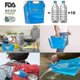 thumbnail image 2 of 5 Pack 10l Collapsible Water Canister Portable Water Bag With Leak Proof Lid Bpa Free Food Grade For Camping, Hiking, Emergencies And Home Water Stora, 2 of 3
