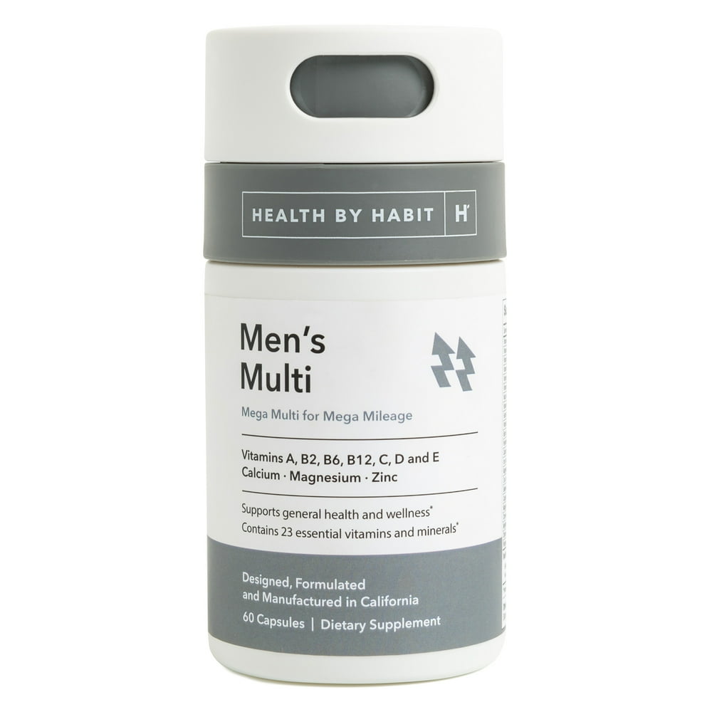 Health By Habit Multivitamin for Men, Vitamin Blend, Magnesium, Zinc