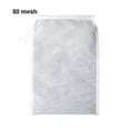 thumbnail image 3 of Monstrate Bolsa de filtro de malla de nailon fácil de usar para una amplia gama de aplicaciones Bolsa de filtro de malla fina fácil de limpiar Cocina y Comedor blanco Malla 80 20*30cm, 3 of 6