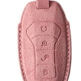thumbnail image 6 of jiaping Car Key Case Suede Dustproof Stylish Automotive Accessories Smart Key Protective Pink, 6 of 8