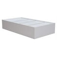 thumbnail image 5 of Kings Brand - Twin Size Wood Platform Bed with Storage, White, 5 of 5