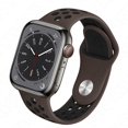 thumbnail image 1 of Correa para apple watch banda de silicona 45mm 44mm Ultra 49mm 41mm 40mm 38mm 42mm 45 mm Pulsera deportiva iWatch series 7 3 4 5 6 SE 8 Dengxun unisex, 1 of 2