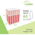 thumbnail image 3 of Clean Cubes 13-Gallon Pop-Up Trash Bins, 3-Pack, Picnic – Disposable, Collapsible, with Fitted Trash Bags, 3 of 7