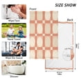 thumbnail image 6 of Yayeee 100% Cotton Hand Towels for Bathroom 16" x 28" Soft Absorbent Kitchen Towel, Beige Geometric, 6 of 7
