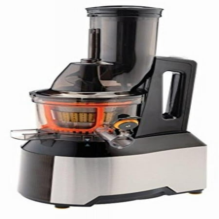 Salton JE1483 Wide Mouth Low Speed Juicer, Black