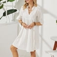 thumbnail image 4 of ZANZEA Women Flare Sleeve Mini Dresses Club Party Dress, 4 of 4