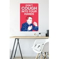 thumbnail image 6 of Don't Cough Into Your Hands Wall Poster with Push Pins, 22.375" x 34", 6 of 6