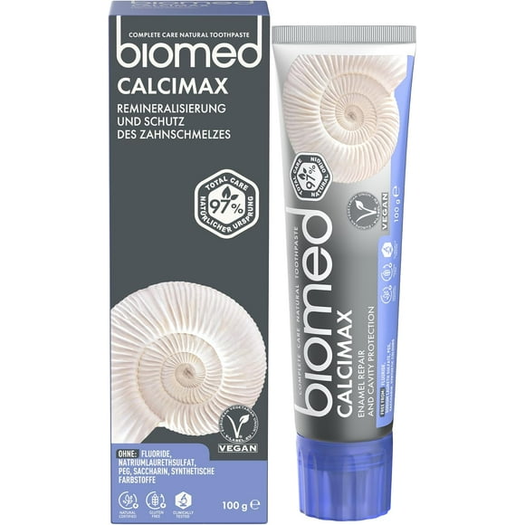SDES-Biomed Calcimax - Natural Toothpaste - No Sls, No Fluoride - Strengthening (1 pack)