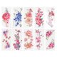 thumbnail image 1 of Temporary Tattoos Waterproof Flowers Long Lasting Body Fake Tattoo Stickers for Women A Set, 1 of 5