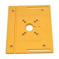 thumbnail image 1 of Placa de inserción de mesa de enrutador de aluminio, soportes deslizantes de guía, enrutador de madera CNC, placa abatible para máquina de grabado de solo plato shamjiam Insertar placa, 1 of 7