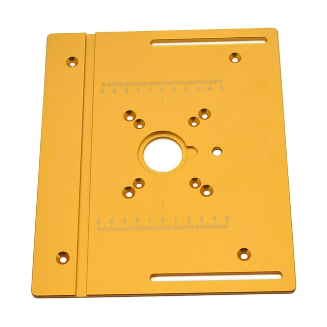 Placa de inserción de mesa de enrutador de aluminio, soportes deslizantes de guía, enrutador de madera CNC, placa abatible para máquina de grabado de solo plato shamjiam Insertar placa
