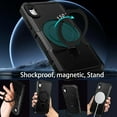 thumbnail image 2 of Design for iPhone XR Case, Built in Kickstand & Ring Holder  Grade Heavy Duty Shockproof Protective Phone Phone Cases for Apple iPhone XR 6.1", Black, 2 of 16