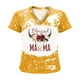 thumbnail image 4 of Top de manga corta con estampado de degradado Sexy de verano para mujer con cuello en V y estampado de día regular para mujer OAVQHLG3B Store lin121212, 4 of 4