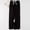 Black, variant on Wide Leg Pants For Womens Liweisiy Drawstring Elastic Waisted Solid Color Pajama Trousers Daily Sleep Loungewear Coffee Free Size