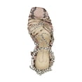 thumbnail image 3 of JESSICA SIMPSON Womens Pink Polka Dot Snake Print Comfort Strappy Milaye Square Toe Sculpted Heel Lace-Up Dress Sandals Shoes 6 M, 3 of 4