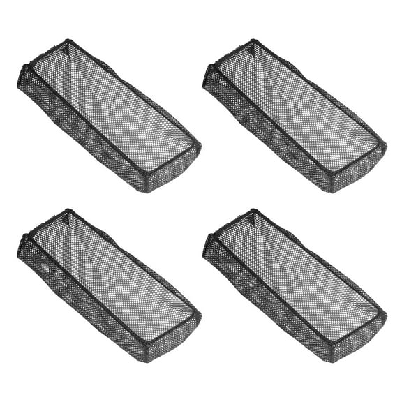 4Pcs 4x8 Inch Floor Register Cover Trap, Floor Vent Screen Mesh Cover, Black