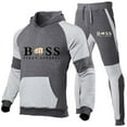 thumbnail image 1 of 2025 Men's Suits Color Block Suit Men's Business Suits Blank Contrasting Panels Tracksuit Mens Summer Suit Running Outdoor Two Men Short, 1 of 2