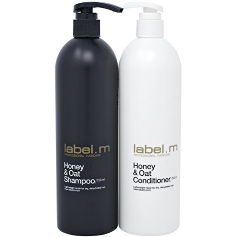 Label M Shampoo And Conditioner Label.m - label.m honey & oat shampoo and conditioner 750 ml each /25