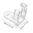 thumbnail image 6 of 100 Pieces LED Rope Light Mounting Clips for Easy Installation Outdoor and Indoor LED Strip Light Buckles, 6 of 6
