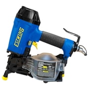 Estwing ECN65 Pneumatic 15 Degree 2-1/2 Coil Siding Nailer with Adjustable Metal Belt Hook, 1/4 NPT Industrial Swivel Fitting, and Bag