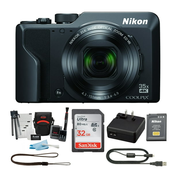 Nikon COOLPIX A1000 Digital Camera with 32GB Card and Accessory Bundle