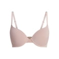 thumbnail image 5 of No Boundaries Women’s Smooth Micro Push Up Bra, Sizes 34AA-42DD, 5 of 6