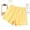 Yellow, variant on AOOCHASLIY Women Summer Elastic Waist Pocket Cotton Linen Shorts Pants