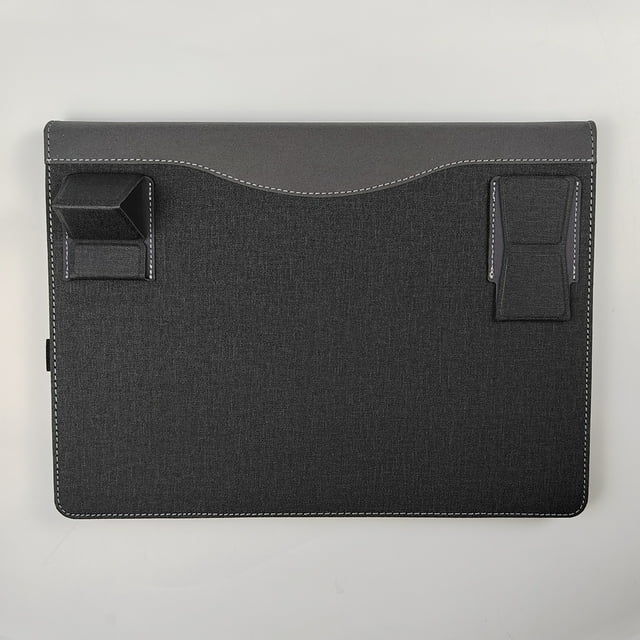 Case For Microsoft Surface Laptop 5 13.5 Inch 2022 Split Portable PU Leather Protective Cover For Surface Laptop 4 3 2 1 Gift Black with bracket For Laptop 13.5