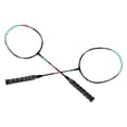 thumbnail image 4 of Badminton Racket, Shuttlecock Rackets Labor Saving Large Sweet Spot  Stability 2PCS With Carrying Bag For Outdoor Training, 4 of 8