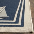 thumbnail image 6 of Safavieh Courtyard Ainsley Sailboat Indoor/Outdoor Area Rug, Navy/Beige, 8' x 11', 6 of 15