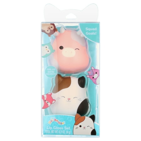 Squishmallows Molded Lip Balm 2 Pack Coconut & Strawberry