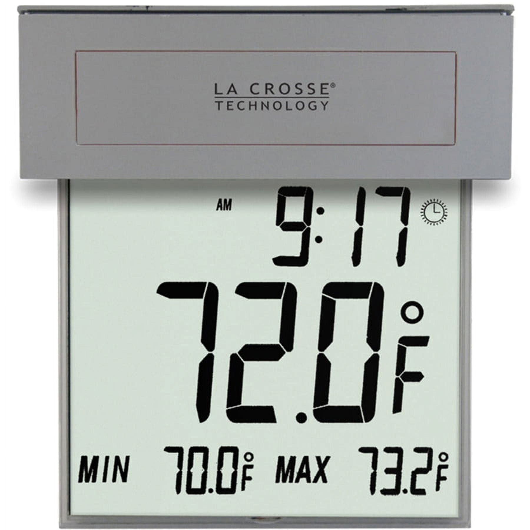 AcuRite Solar Powered Window Thermometer in the Thermometer Clocks  department at