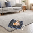 thumbnail image 1 of Bandeja de entrenamiento para ir al baño Yinane con orinal para perros pequeños Azul Oscuro XL, 1 of 8